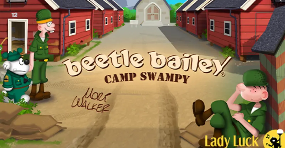 Where to Play Beetle Bailey Camp Swampy Slot