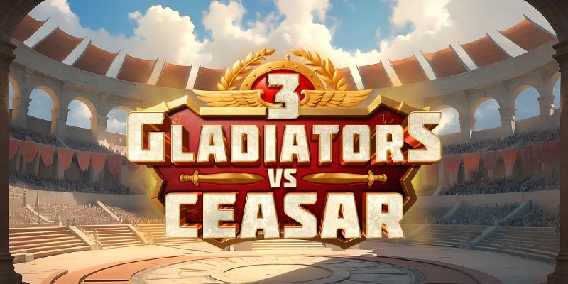 3 Gladiators vs Caesar Slot:  Face Off with the Emperor