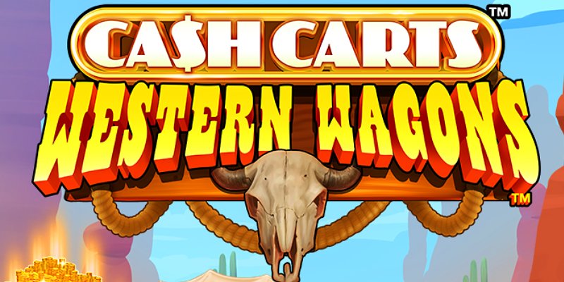 Cash Carts Western Wagons Slot:  Six-Shooters and Spin Buttons