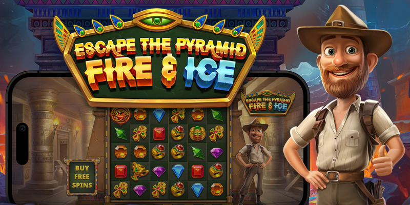 Escape the Pyramid: Fire & Ice Slot - First Look